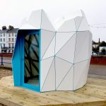 'What un-earthed' Beach hut.