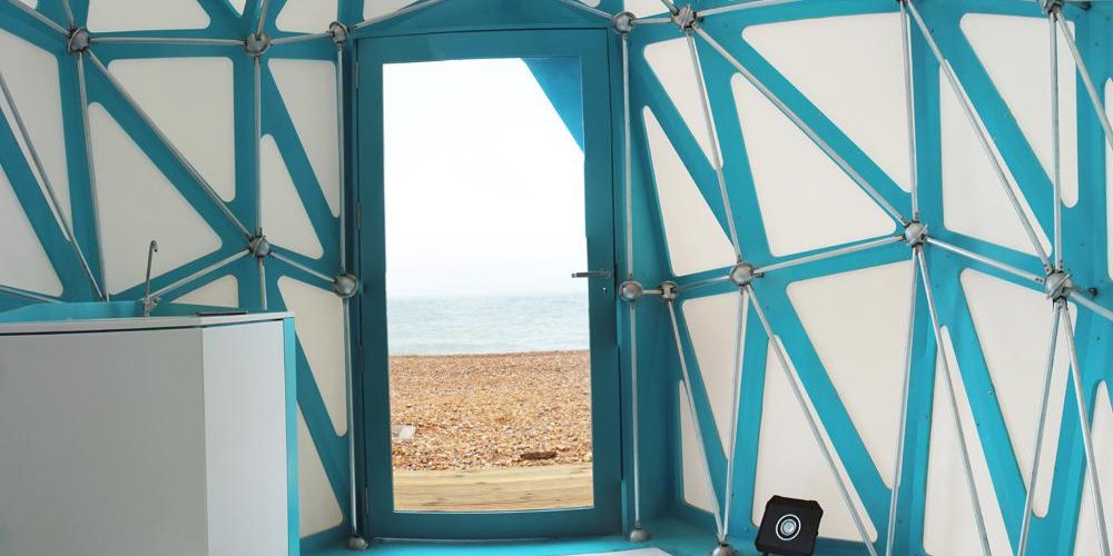 Stephen Foley – ‘What un-earthed’ Beach Hut (Eastbourne) Beach Hut Interior
